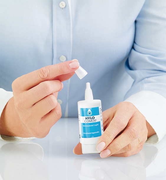 Augentropfen richtig öffnen Augentropfen richtig öffnen